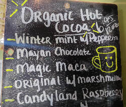 Picture of Organic Vegan Hot Chocolate at Cafe
